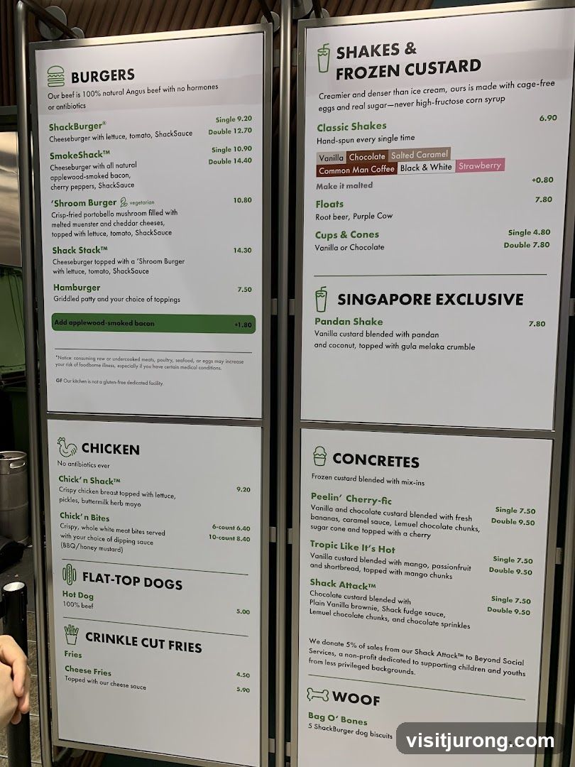 Shack Shack Menu
