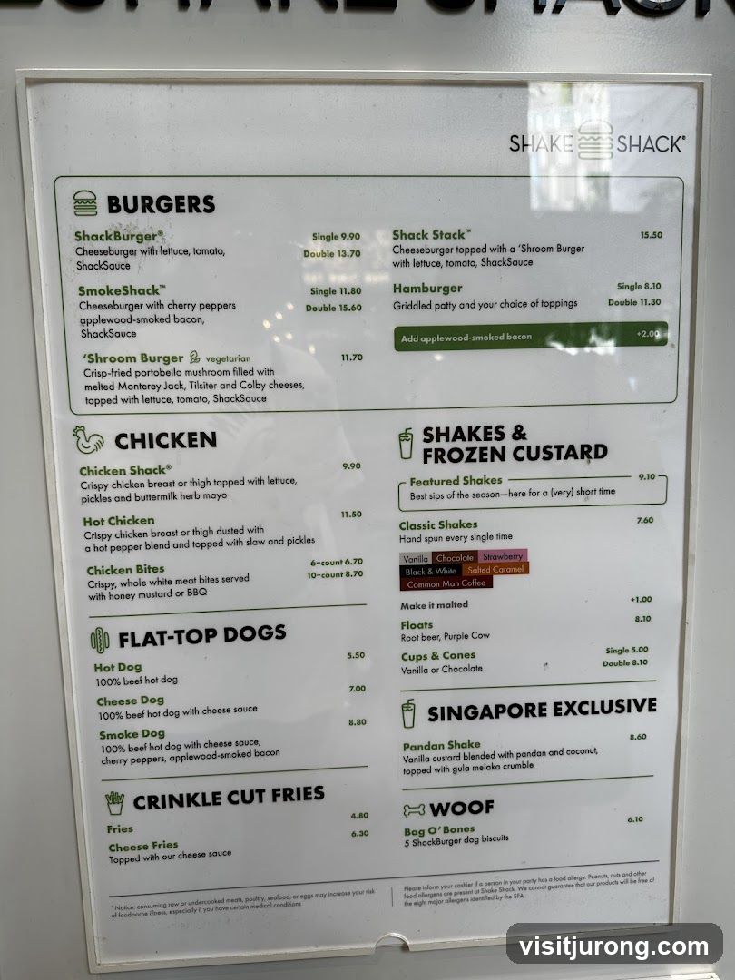 Shake Shack Menu