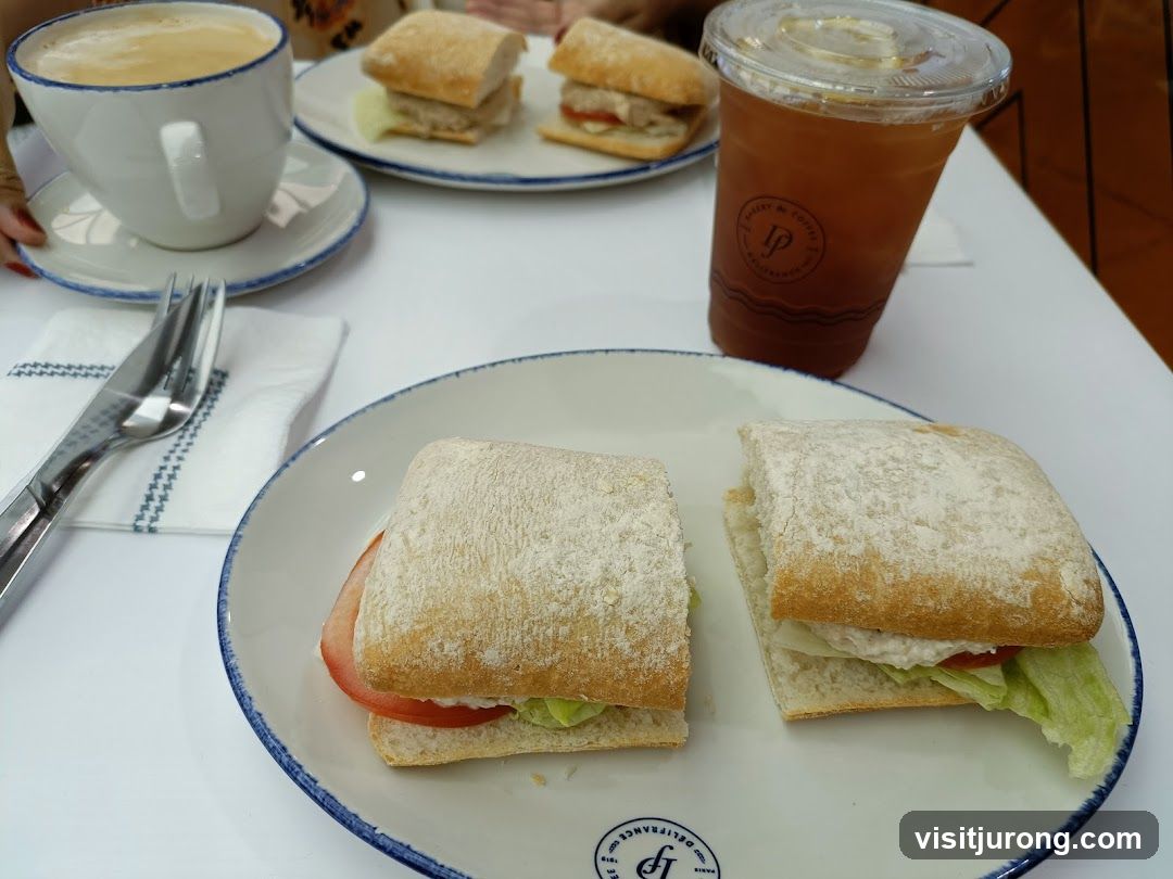 Sandwiches and Drinks