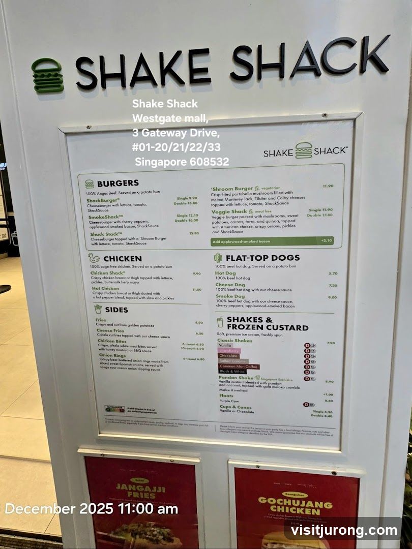 Shake Shack Menu