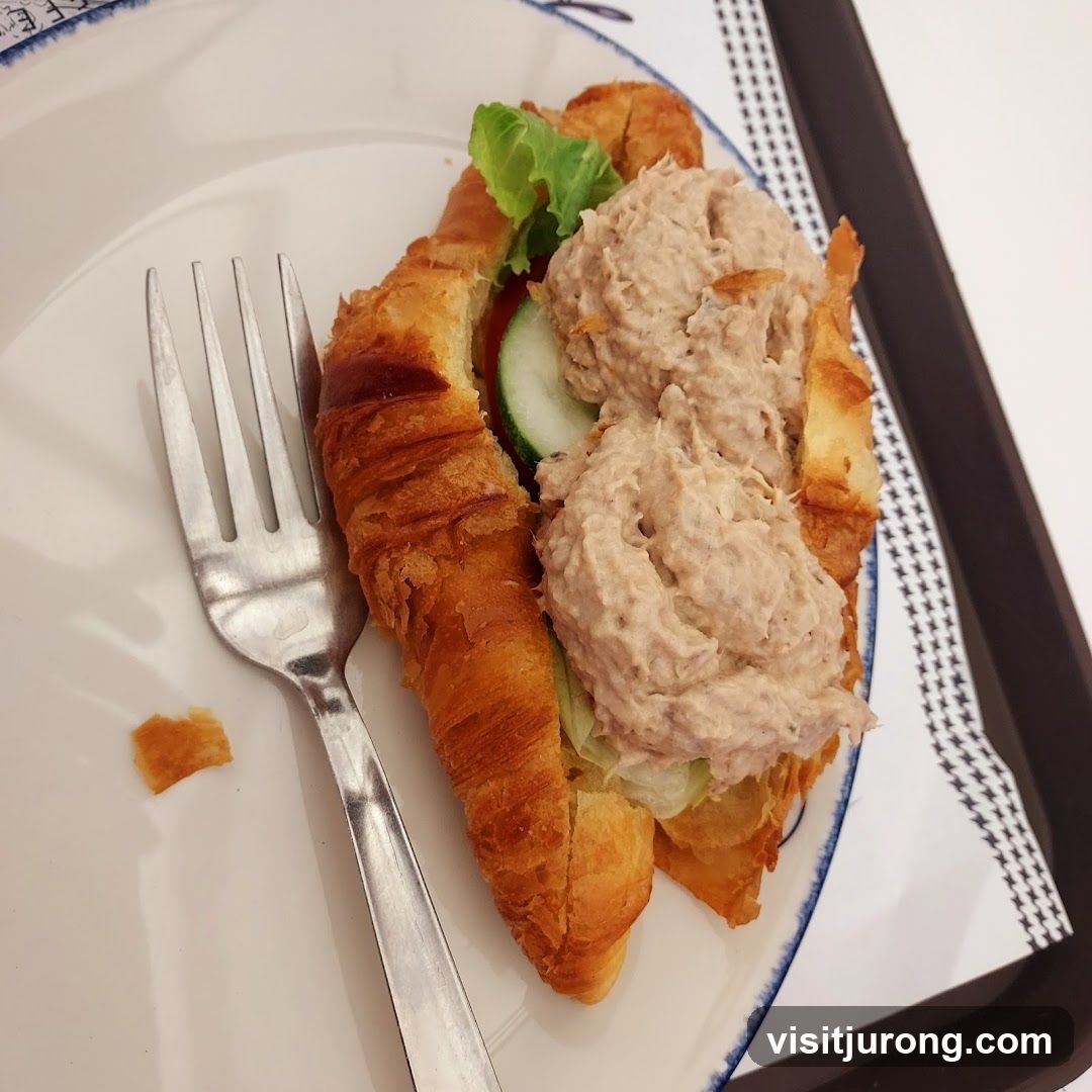 Tuna Croissant Sandwich
