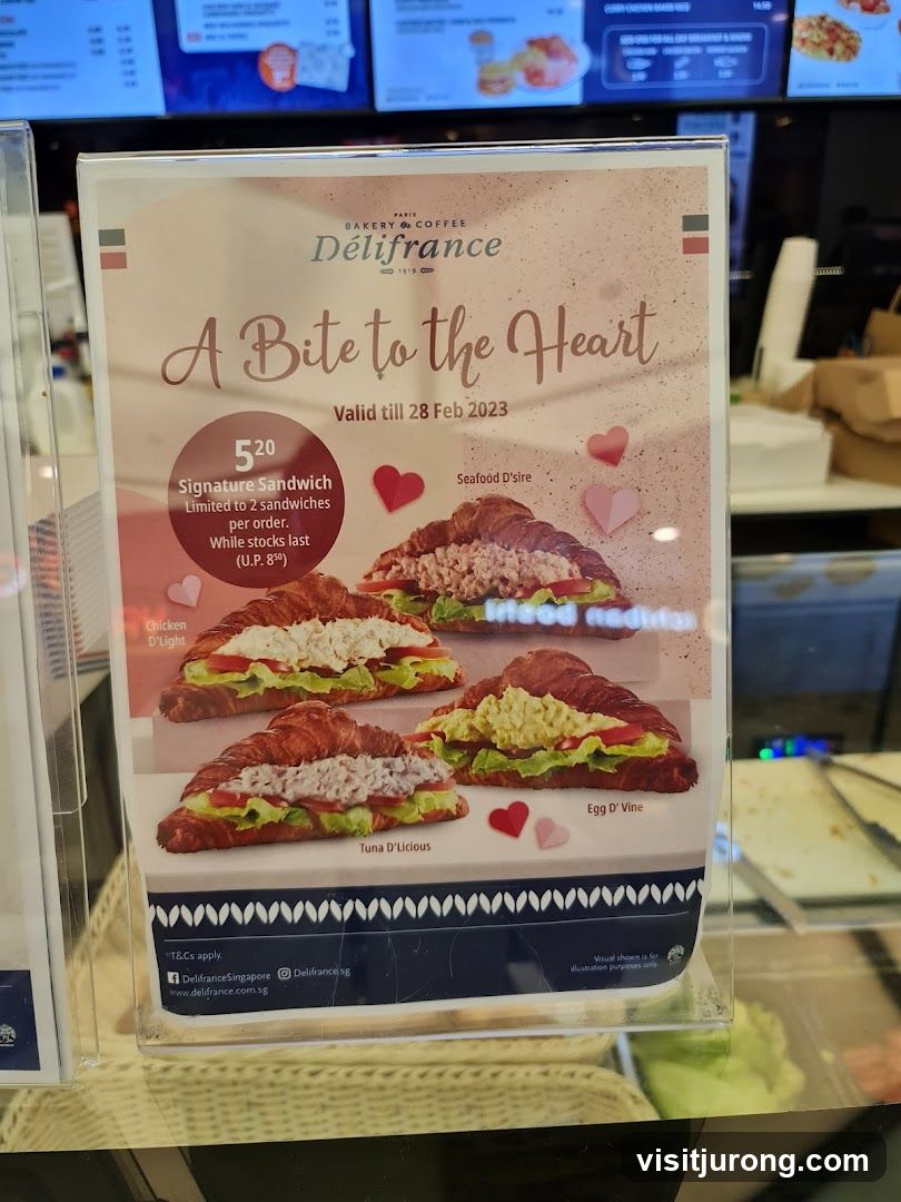 Delifrance Valentine's Day Sandwich Promotion