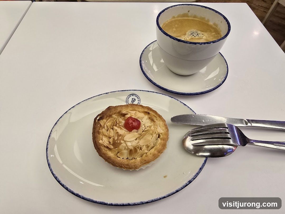 Almond Tart and Coffee