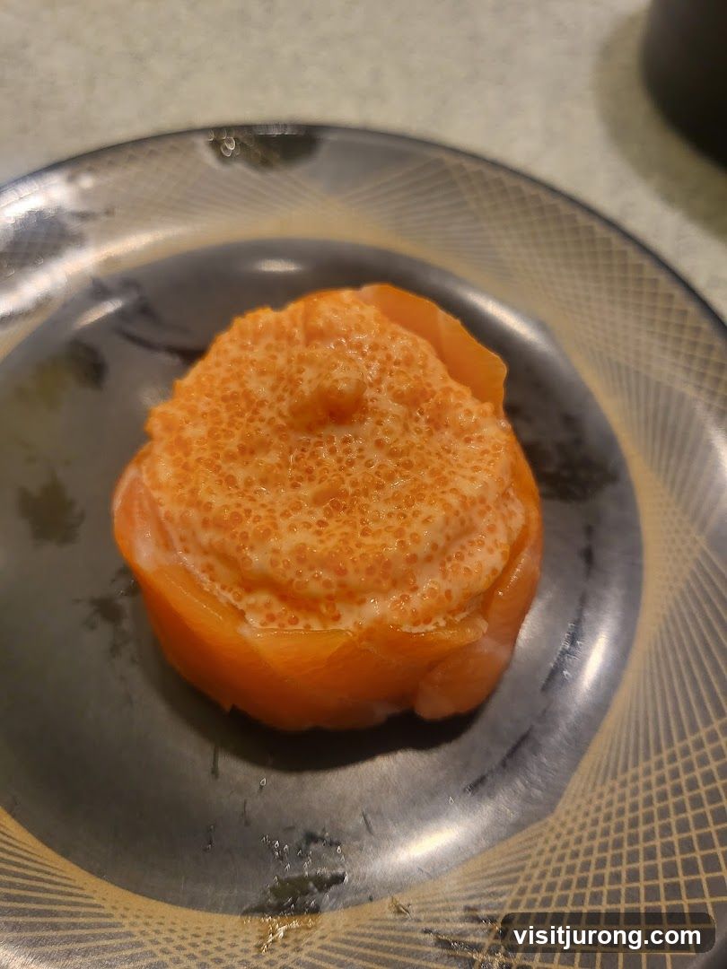 Salmon Nigiri with Roe