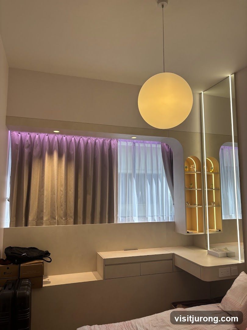 Modern Bedroom Vanity Area