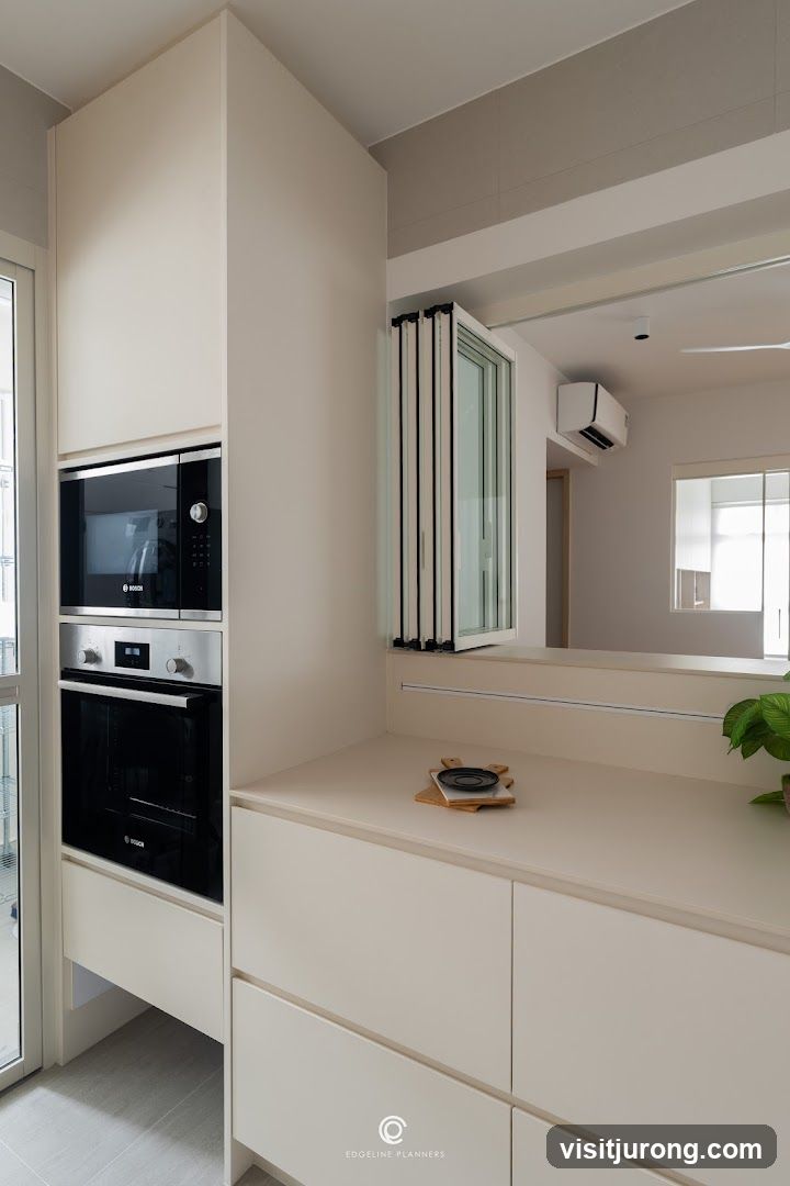 Modern Kitchen with Integrated Appliances
