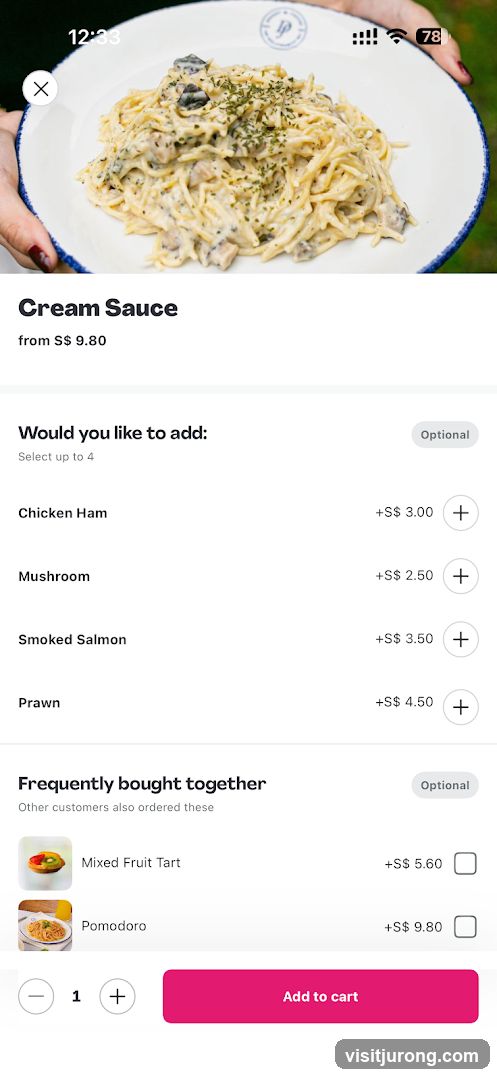 Cream Sauce Pasta