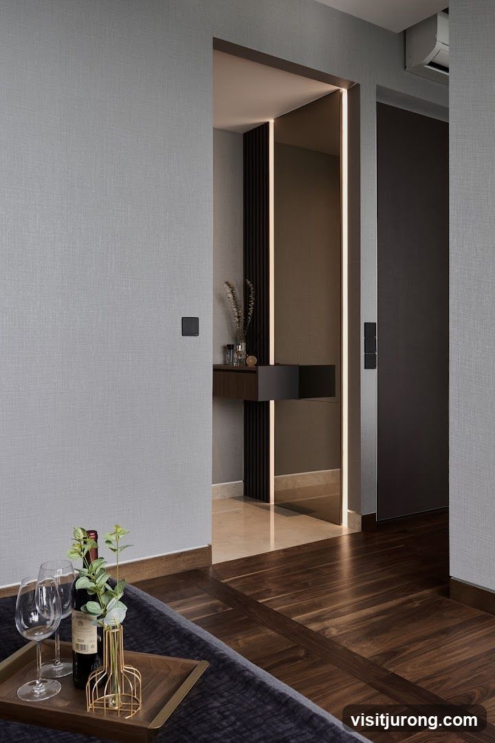 Modern Interior Design with Subtle Lighting