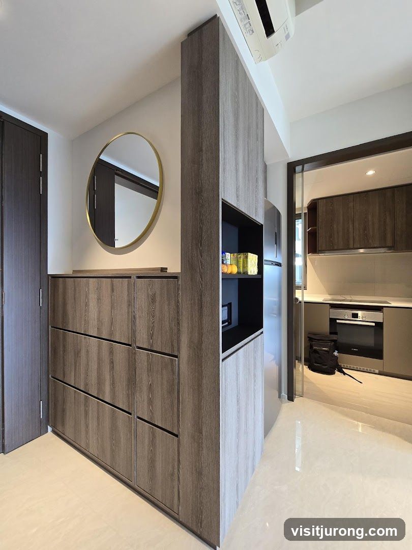 Modern Kitchen and Entryway