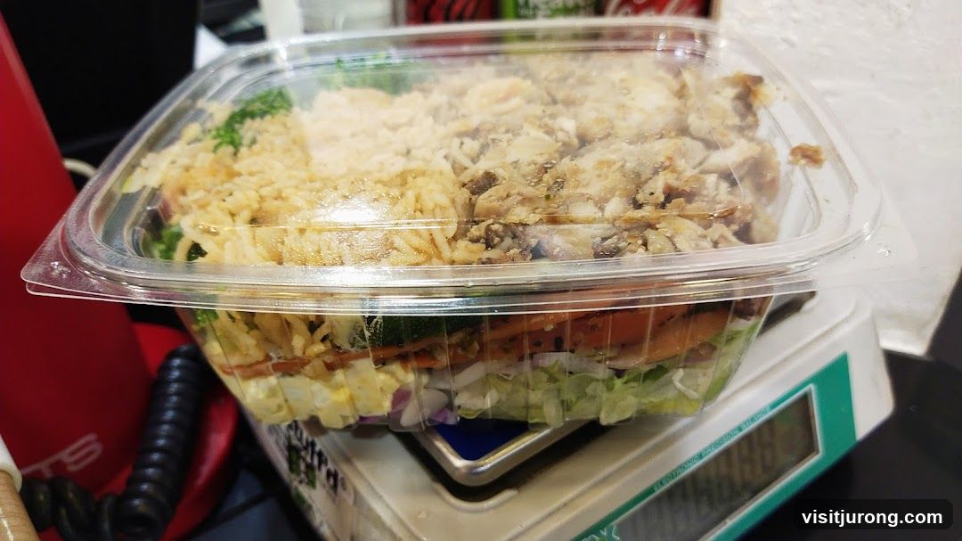 Takeout Meal on Scale