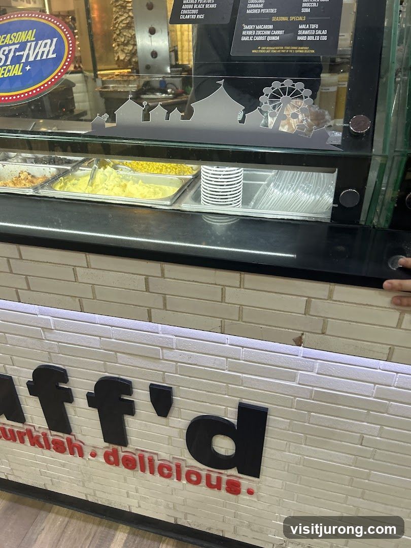 Food Display and Menu