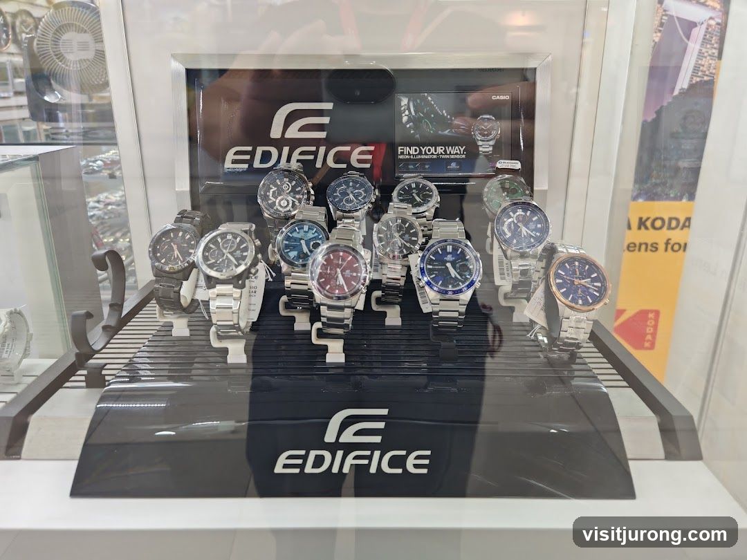 Casio Edifice Watches Display