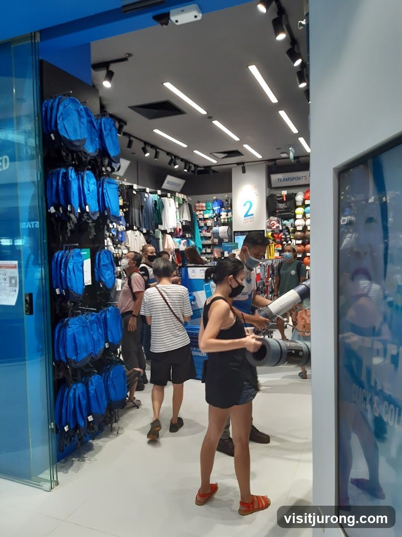Sports Equipment Store Interior