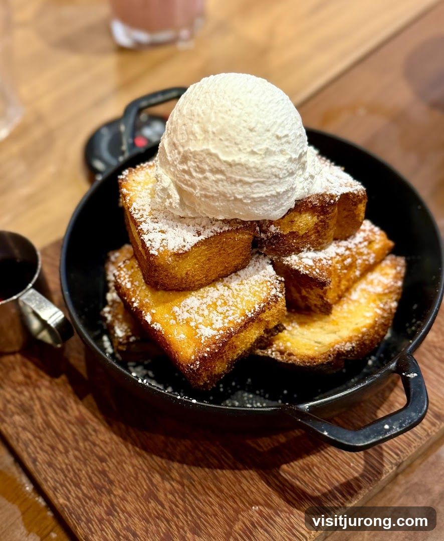 French Toast with Ice Cream