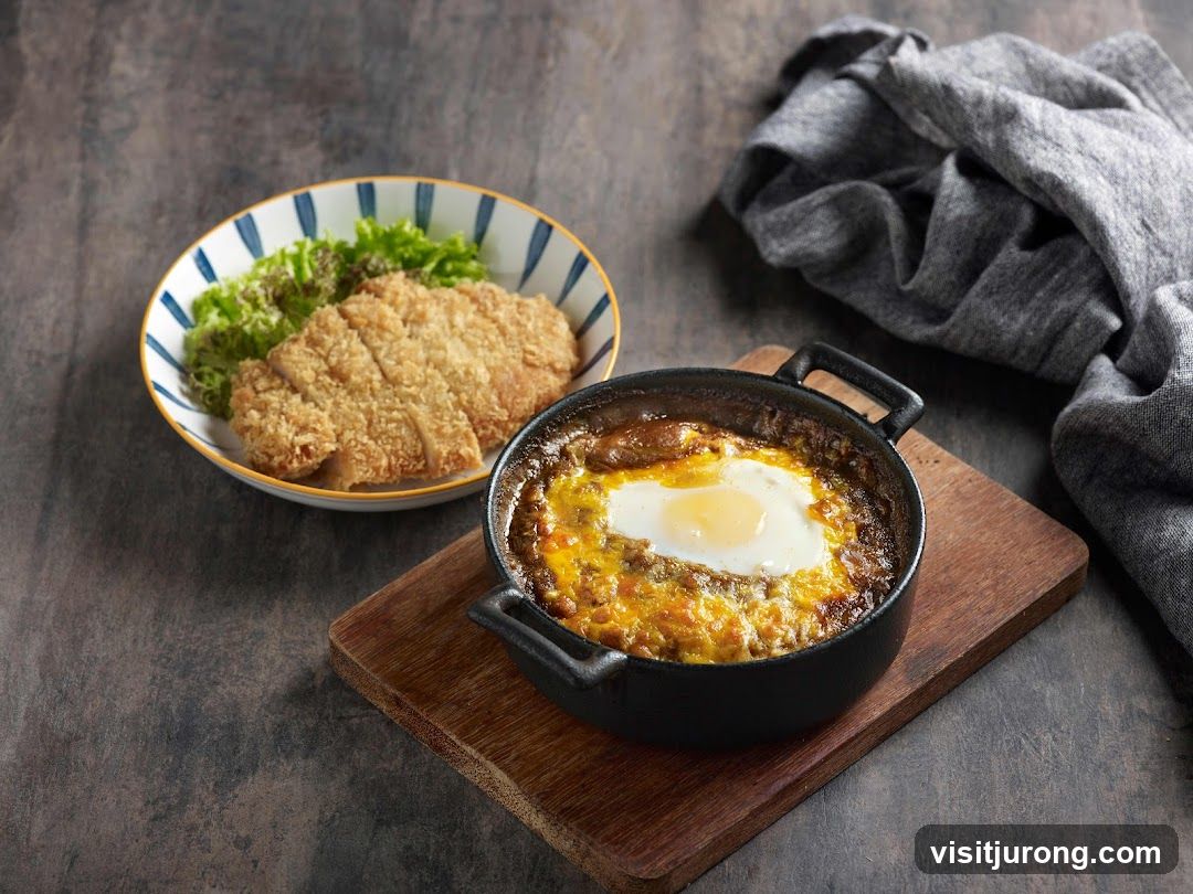 Curry with Fried Chicken and Egg