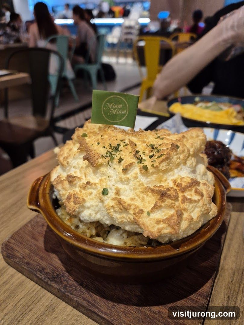 Savory Dish with Miam Miam Flag