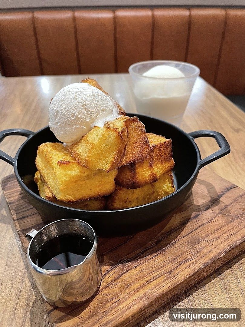 French Toast with Ice Cream