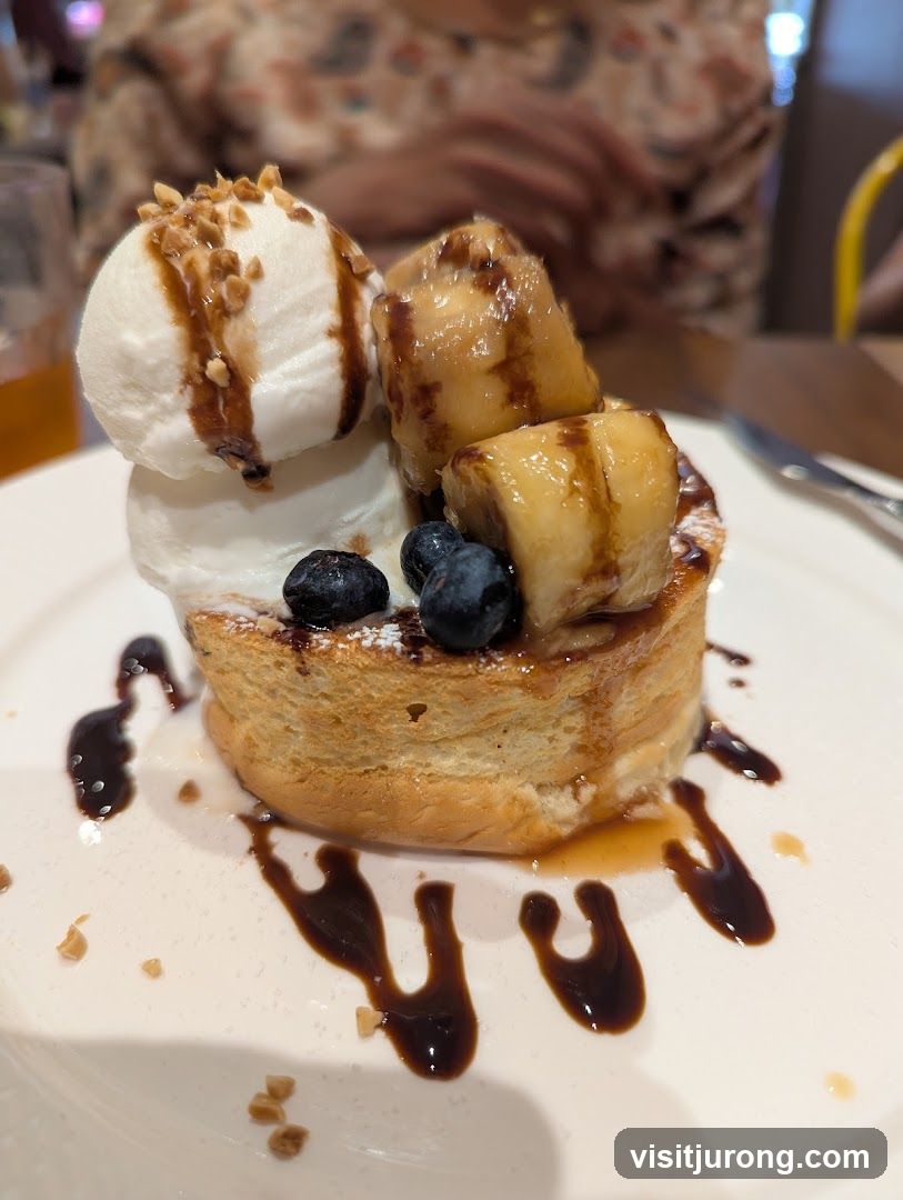 Dessert with Ice Cream and Bananas