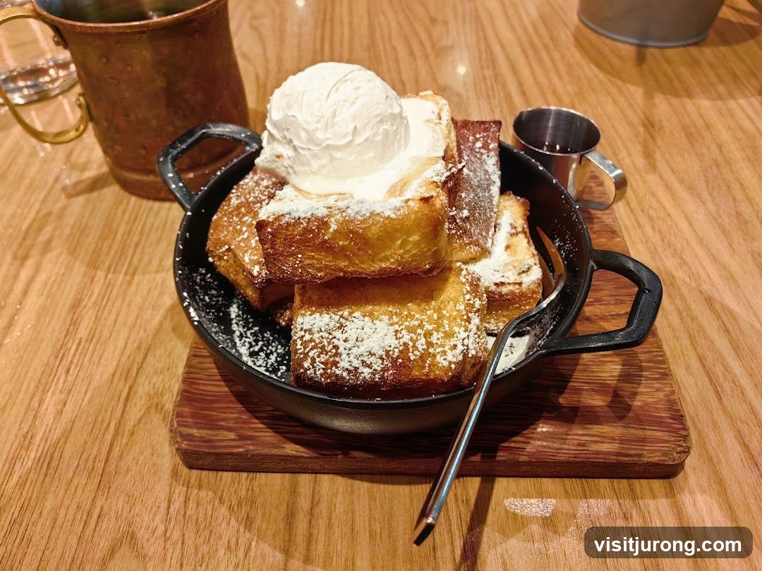 French Toast with Ice Cream
