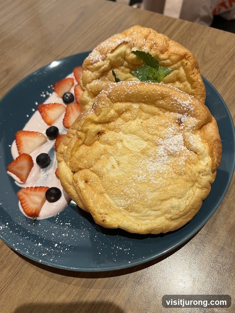 Fluffy Pancakes with Berries