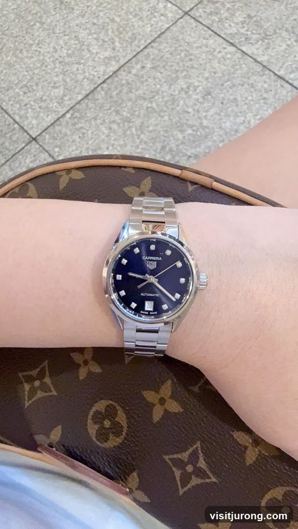 Watch on wrist