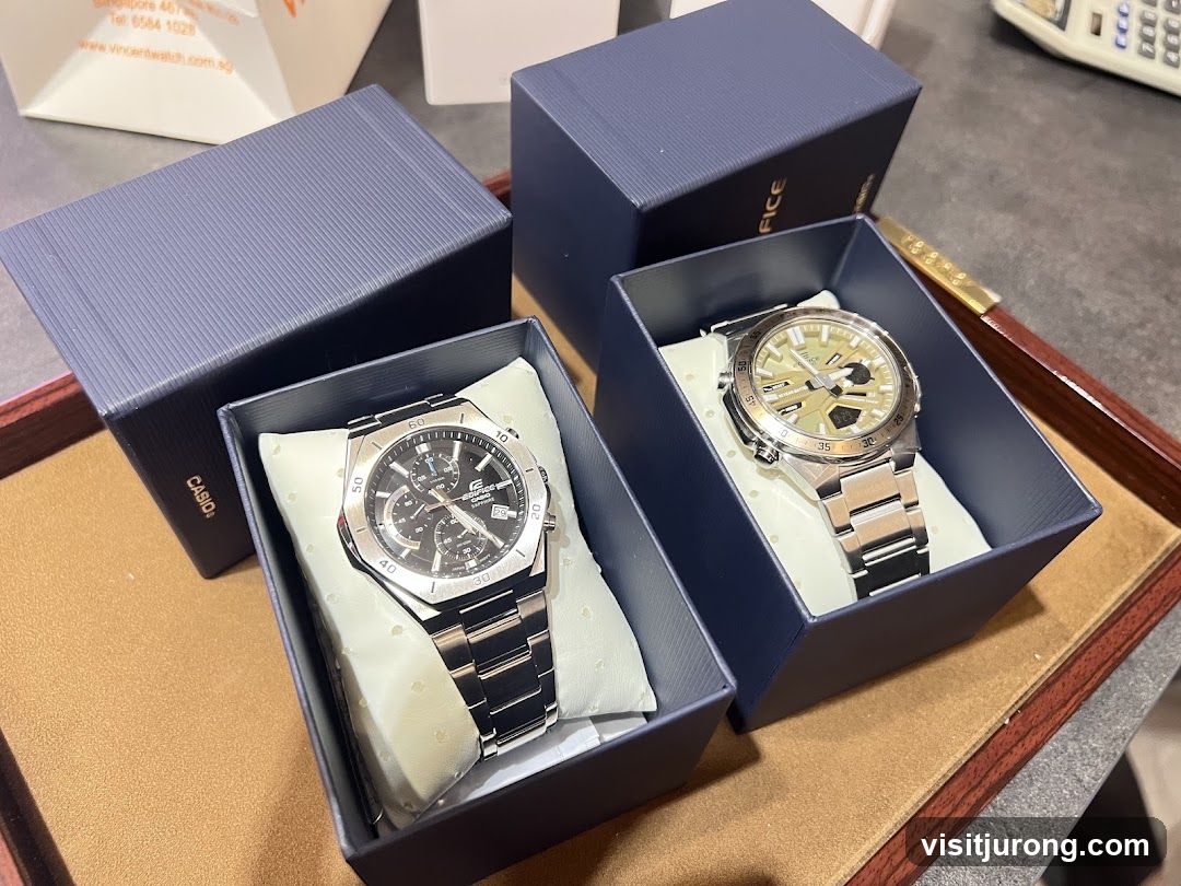 Two Casio Edifice Watches