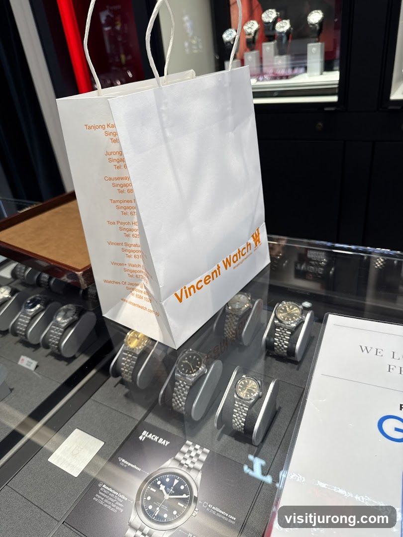 Watches in Display Case