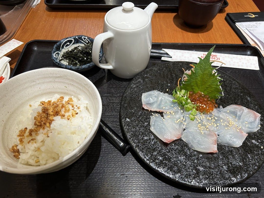 Sashimi and Rice Set