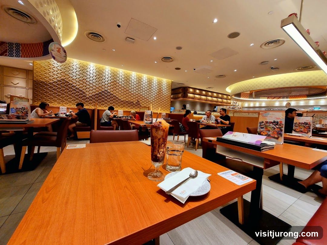 Restaurant Interior with Diners