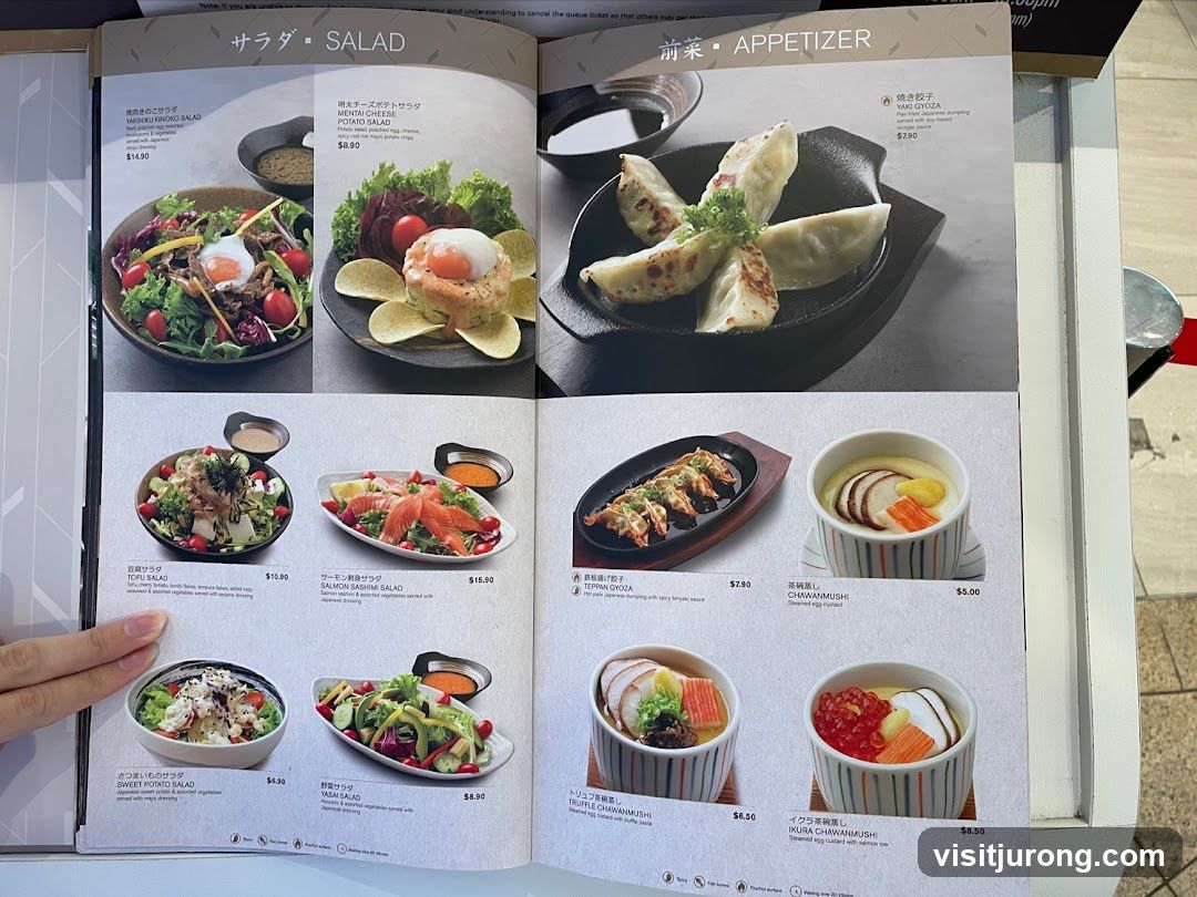 Salad and Appetizer Menu