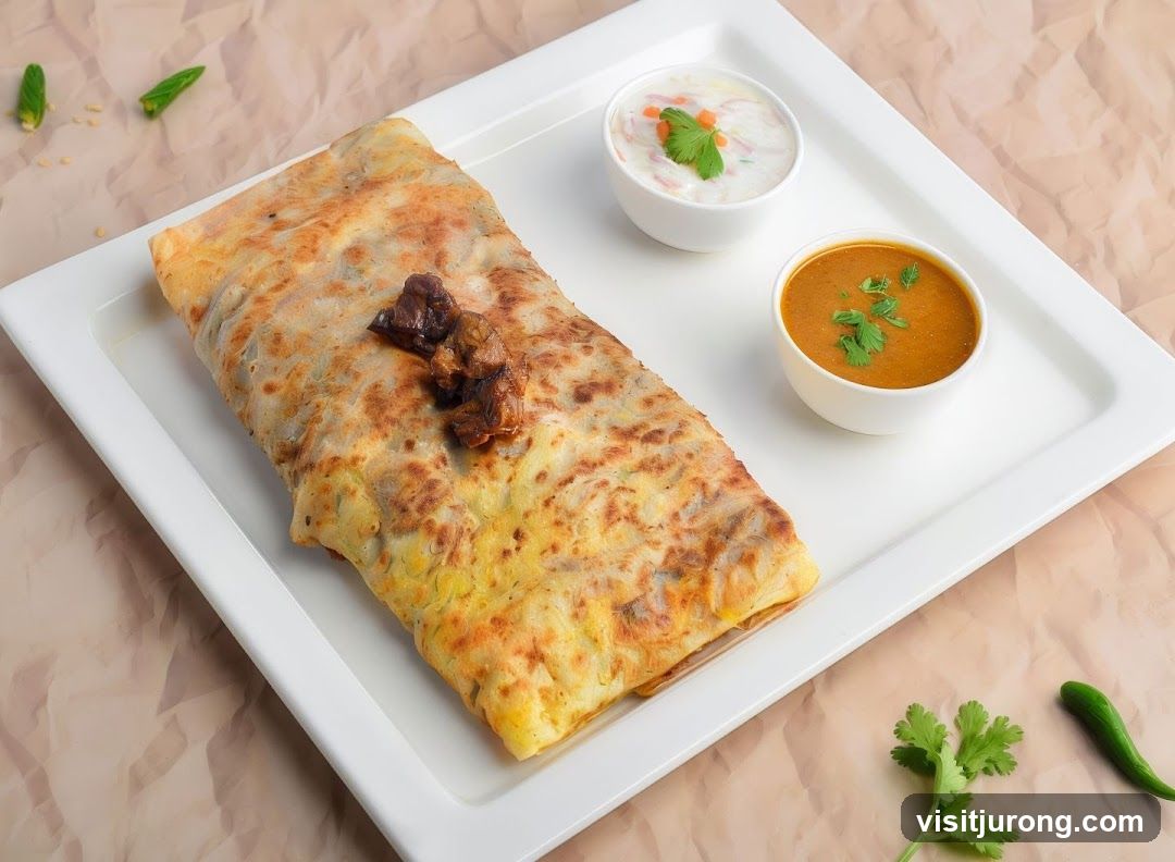 Savory Crepe with Sides