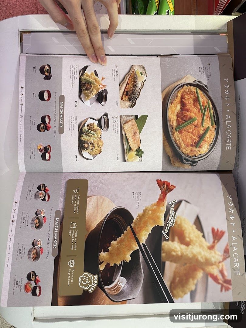 A LA CARTE MENU