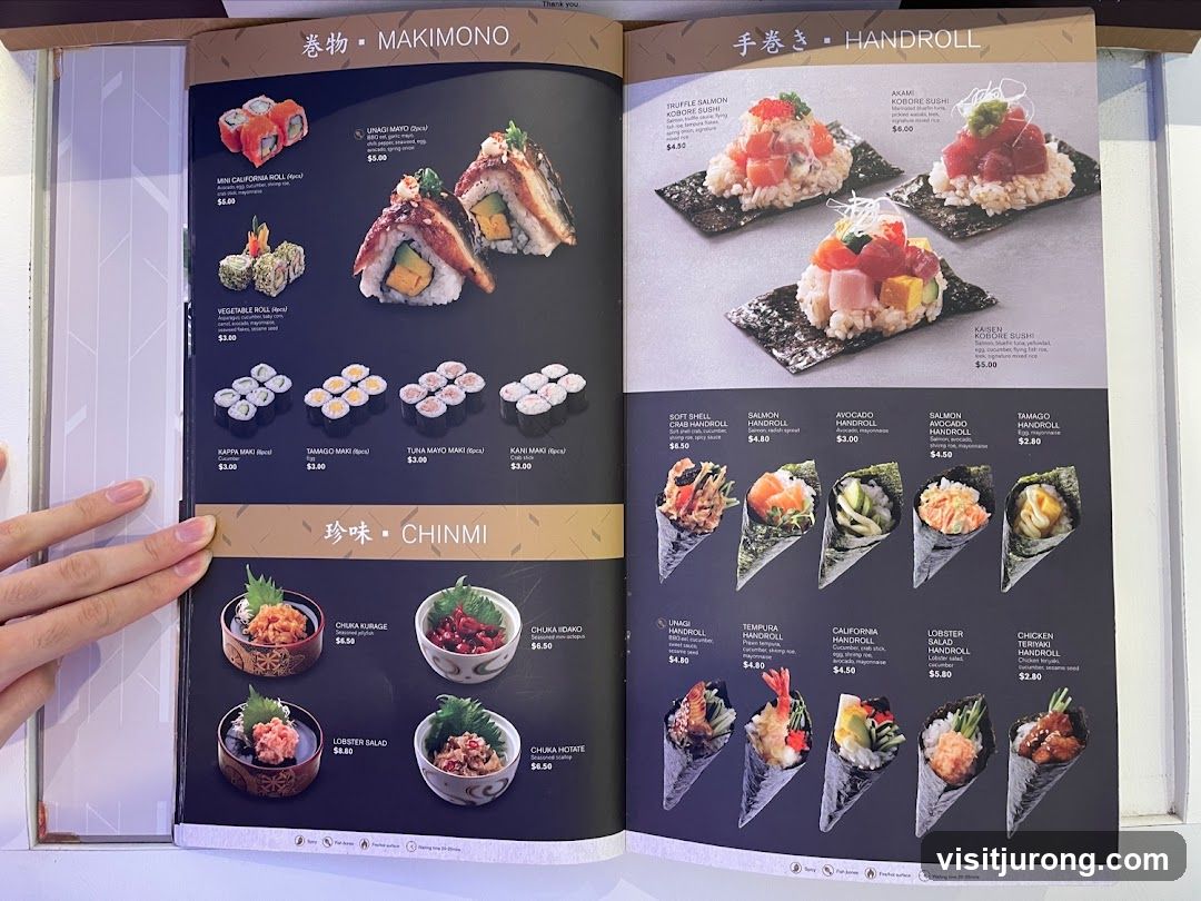 Sushi Menu