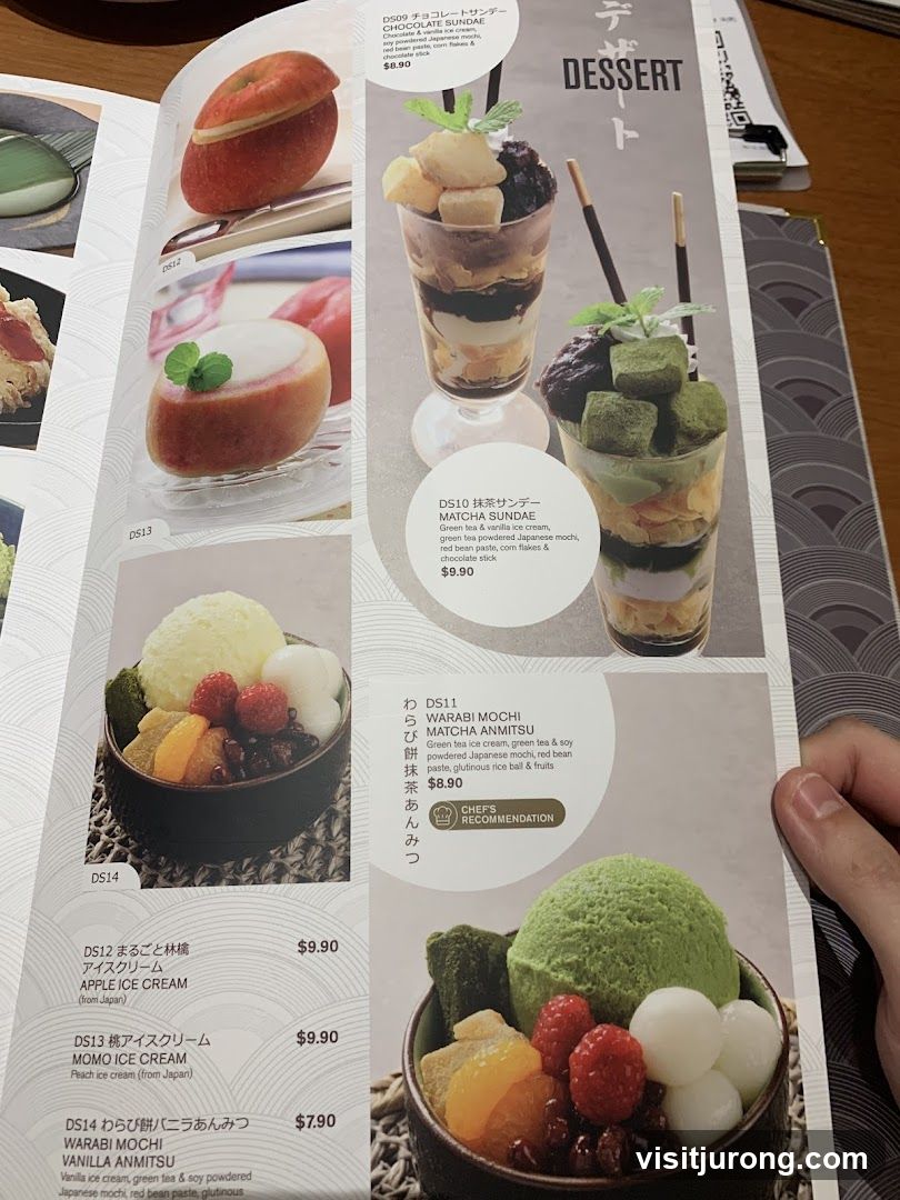 Dessert Menu