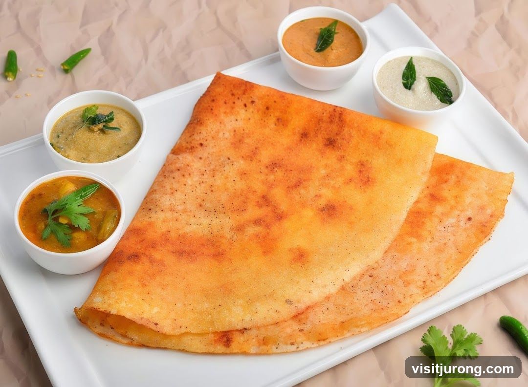 Dosa with Chutneys