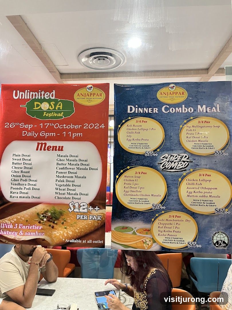 Unlimited Dosa Festival & Dinner Combo Meal