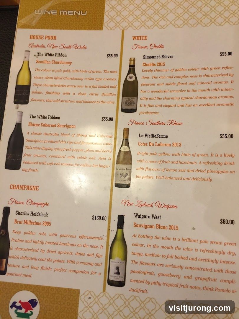 WINE MENU