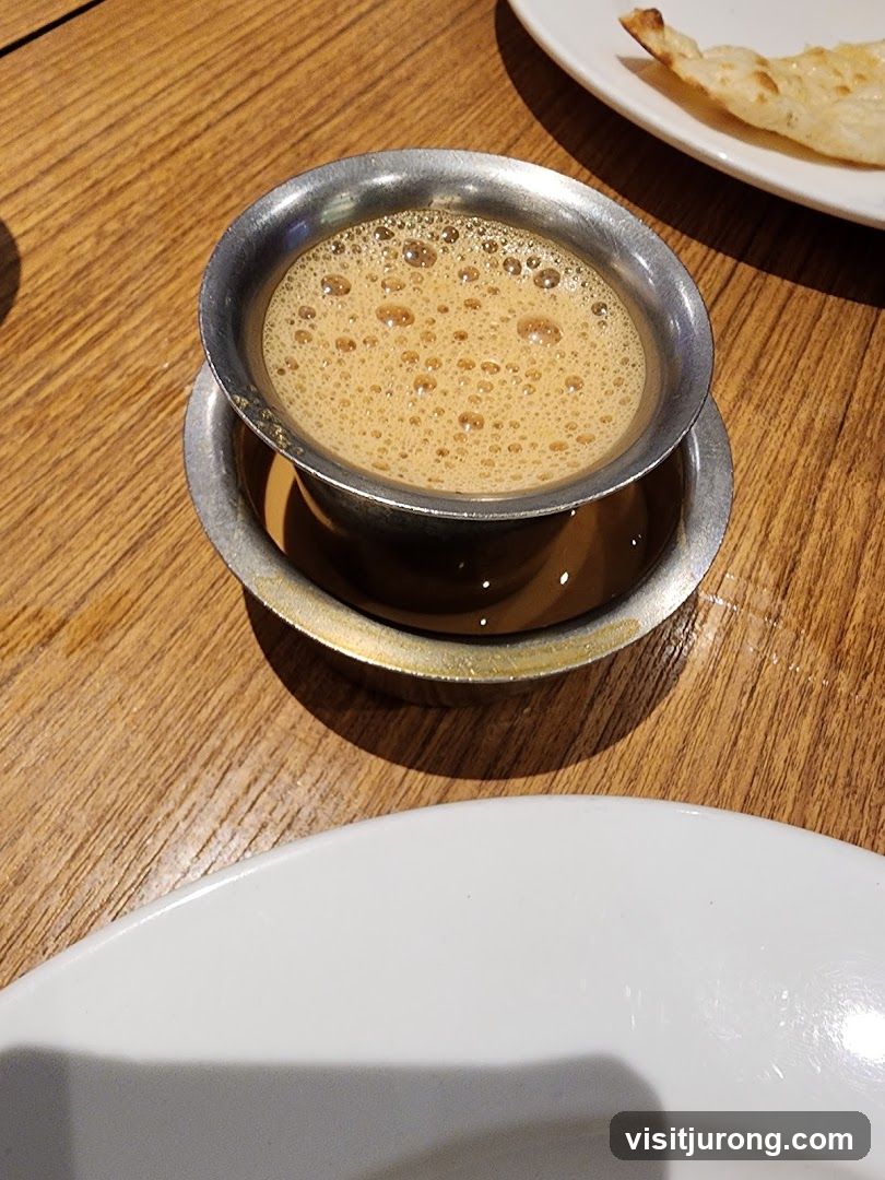 Coffee in a Metal Cup