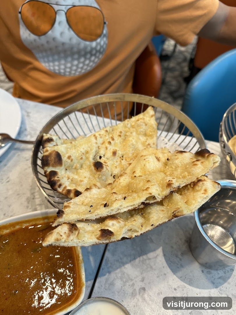 Naan Bread and Curry