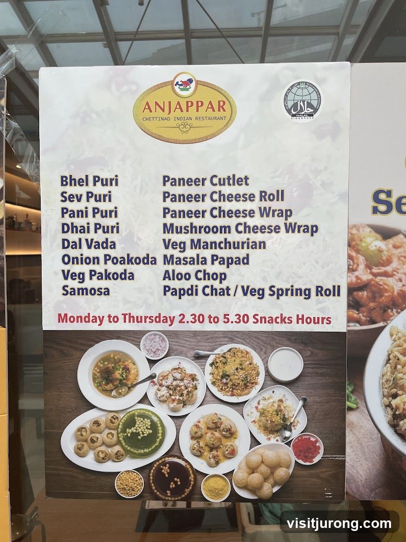 Anjappar Chettinad Indian Restaurant Menu