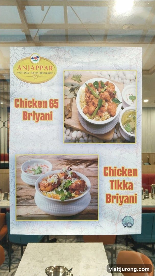 Anjappar Chettinad Indian Restaurant Menu