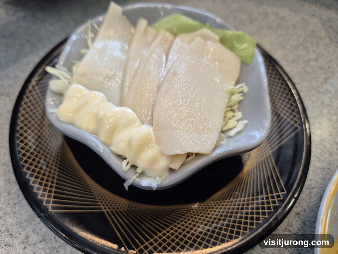Scallop Sashimi with Mayonnaise
