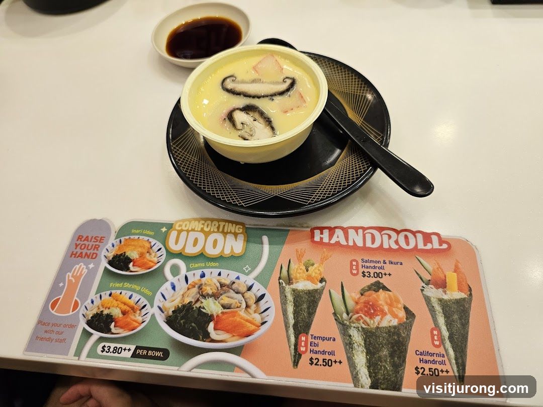 Comforting Udon and Handroll Menu
