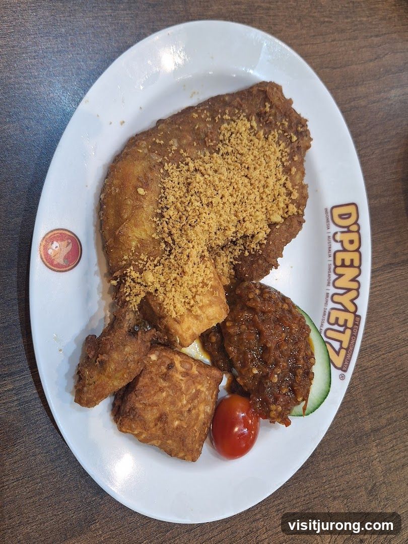 Fried Chicken and Tempeh Platter
