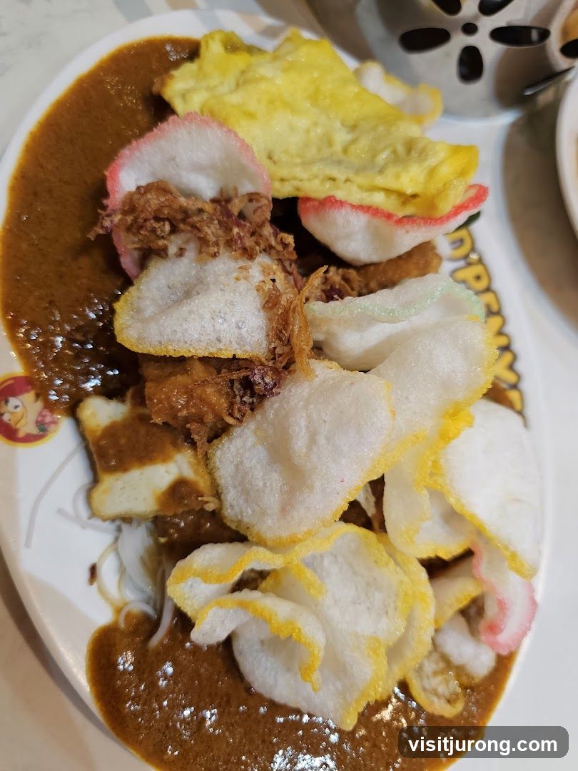 Indonesian Dish with Peanut Sauce