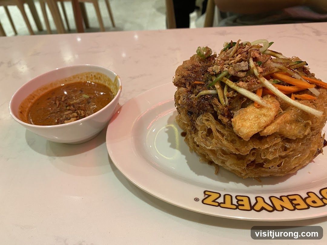 Fried Dish with Peanut Sauce