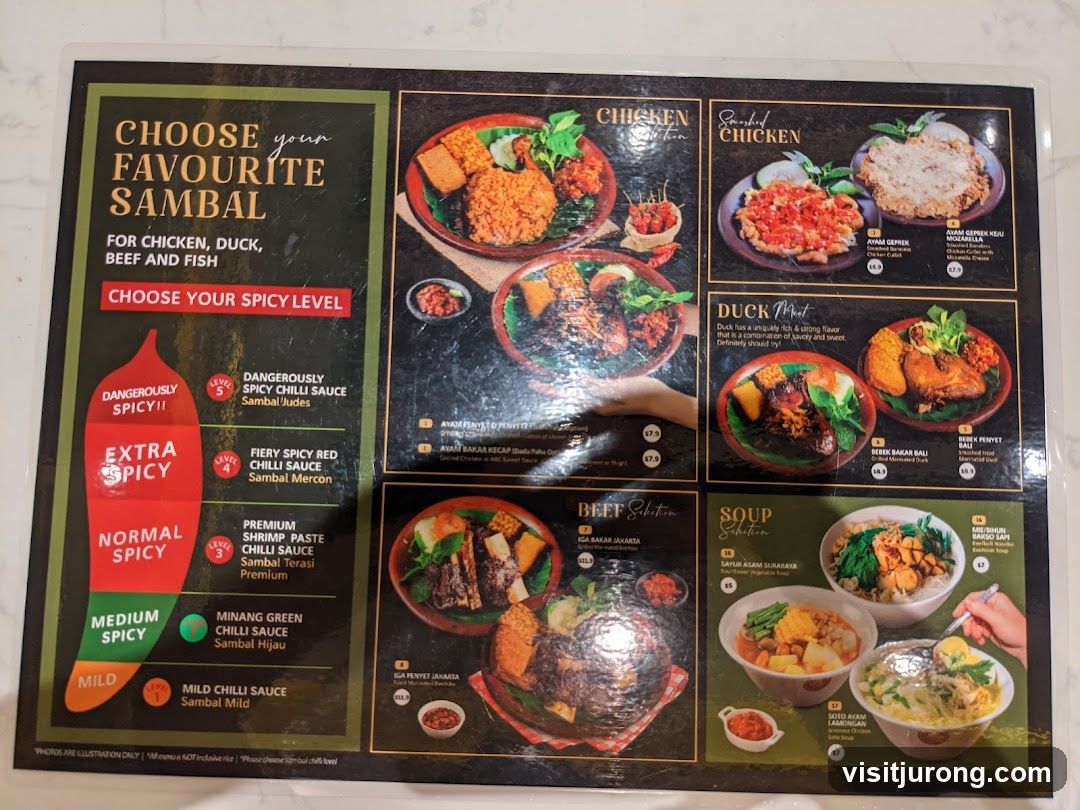 Sambal Menu
