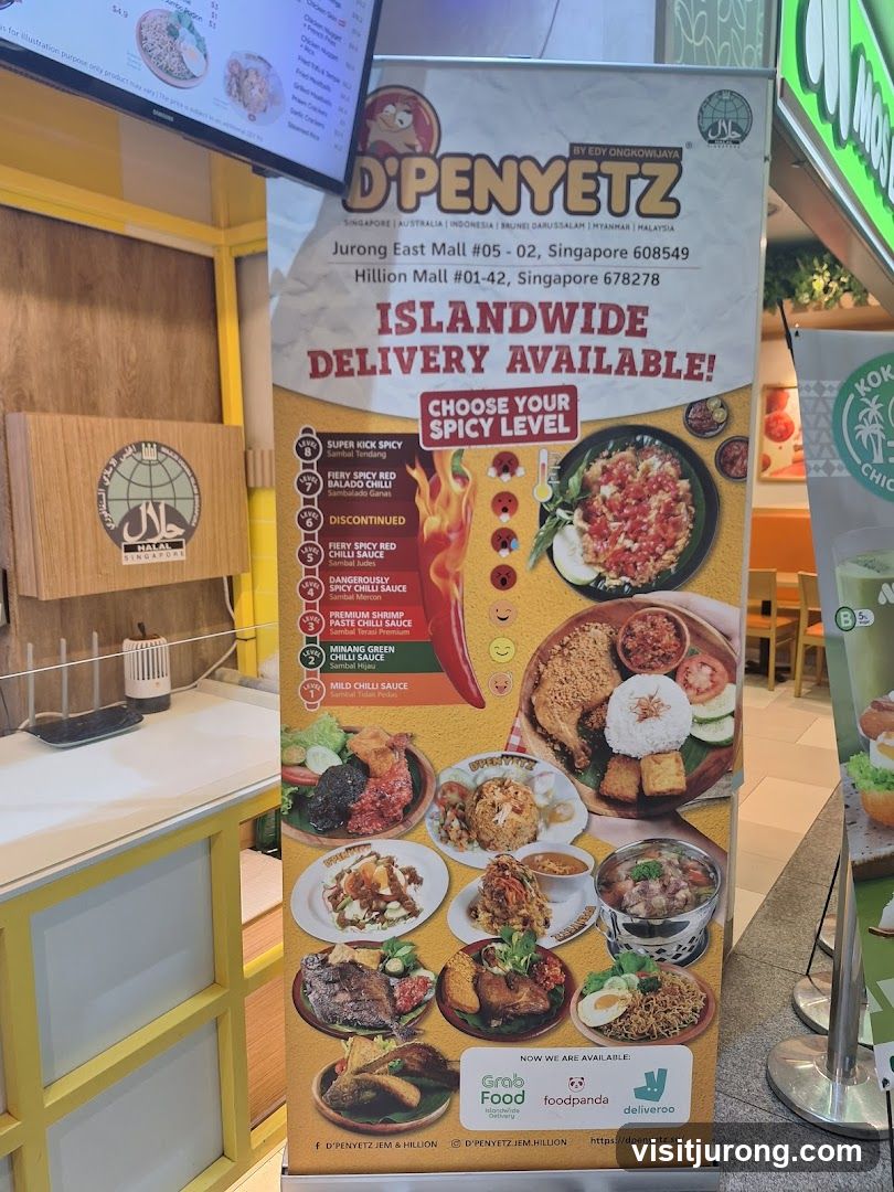 D'Penyetz Spicy Level Chart