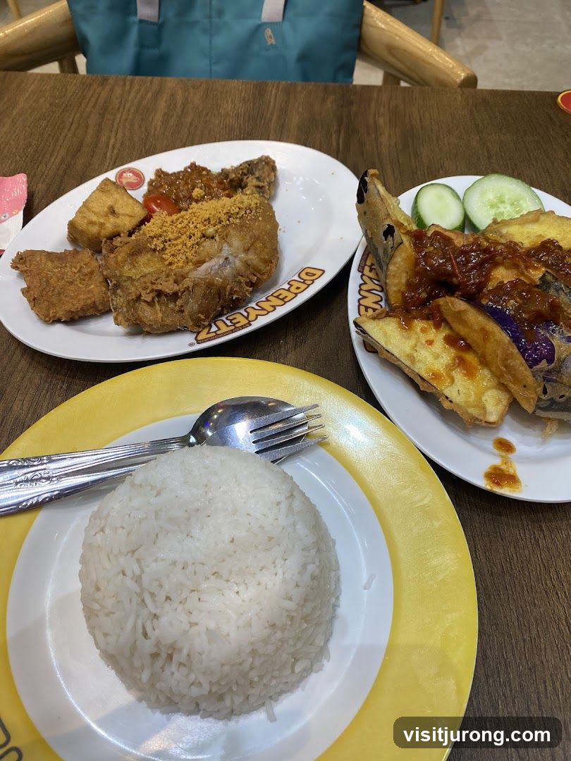 Fried Chicken and Rice
