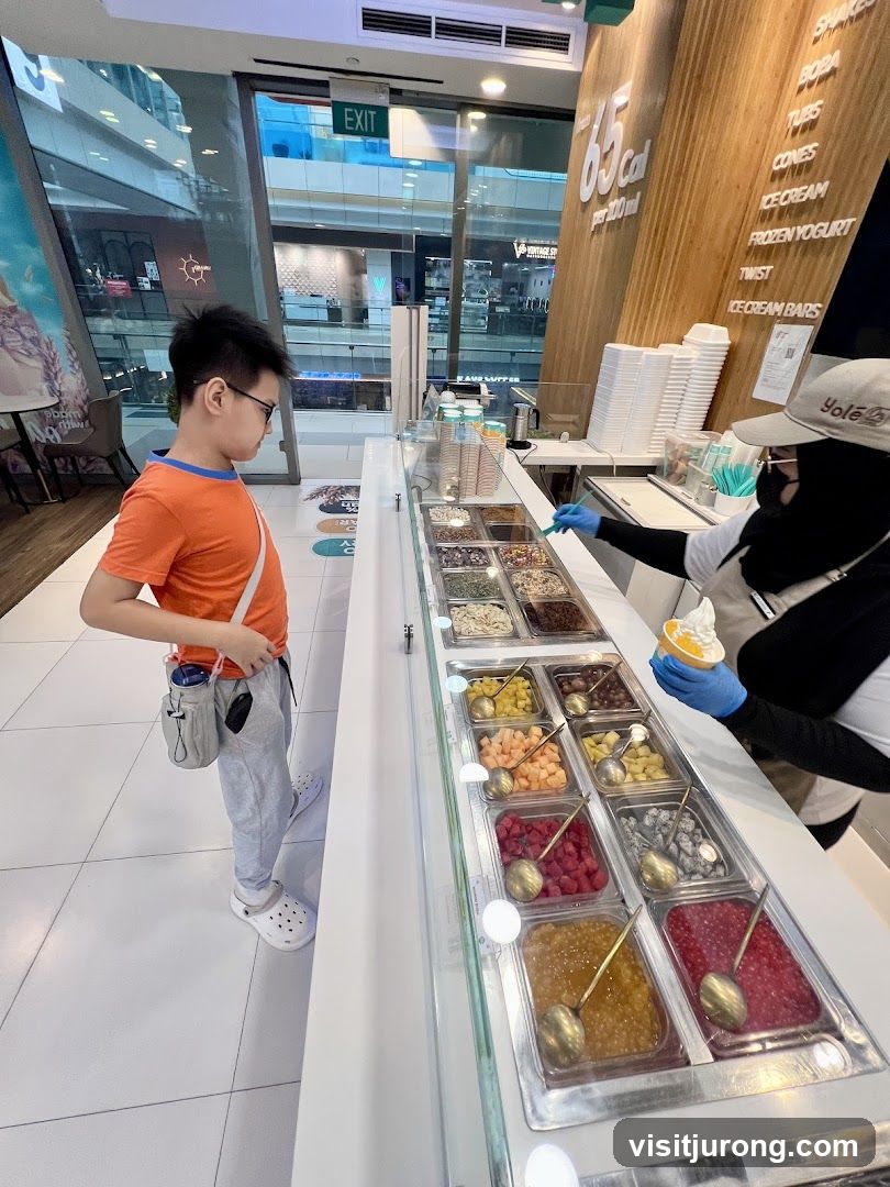 Dessert Toppings Display
